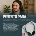 Fone de Ouvido Headset com Microfone Multimídia P2: conforto, áudio nítido e controle de volume para chamadas e jogos. - Imagem 4