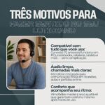 Fone de Ouvido Headset com Microfone Multimídia P2: conforto, áudio nítido e controle de volume para chamadas e jogos. - Imagem 5