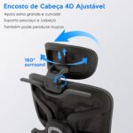 Cadeira de Escritório Ergonômica com apoio lombar duplo, conforto respirável e apoio para pés retrátil para home office e escritório - Imagem 7