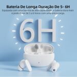 Bettdow fones Bluetooth 5.3: leves, IPX6, microfone e som potente com 6h de bateria. - Imagem 3