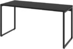 Escrivaninha Trevalla Kuadra Industrial 150cm Preto Ônix: ampla, elegante e ideal para seu escritório ou home office. - Imagem 3