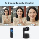 Tiny 4K PTZ Webcam HDR com auto-frame e microfones integrados para reuniões, aulas e lives profissionais - Imagem 3