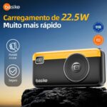 Power Bank Basike 20000mAh com 3 saídas, carregamento rápido 22,5W e proteção inteligente para recargas seguras e práticas. - Imagem 3