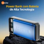 Power Bank Basike 20000mAh com 3 saídas, carregamento rápido 22,5W e proteção inteligente para recargas seguras e práticas. - Imagem 4