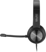 Headset com Fio HF1100 USB/USB-C Preto Multi - PH501: conforto e comunicação clara para chamadas, aulas e trabalho. - Imagem 4
