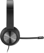 Headset com Fio HF1100 USB/USB-C Preto Multi - PH501: conforto e comunicação clara para chamadas, aulas e trabalho. - Imagem 5