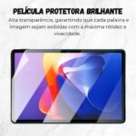 Capa Giratória para Redmi Pad 2 2025 com película cerâmica e caneta touch: proteção completa e ajuste 360° para comprar agora - Imagem 6