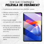 Capa Giratória para Redmi Pad 2 2025 com película cerâmica e caneta touch: proteção completa e ajuste 360° para comprar agora - Imagem 7