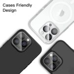JETech Protetor de Lente para iPhone 14 Pro/Pro Max: vidro 9H HD, proteção contra riscos e instalação fácil. - Imagem 5