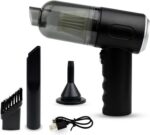 Mini Aspirador de Pó Portátil Sem Fio 120W: potente sucção para carro, casa e escritório, recarregável USB e bivolt. - Imagem 8
