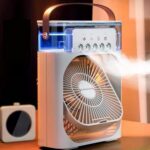 Ventilador Refrigerador De Ar Condicionado Umidificador Portátil Com Reservatório De Água - Imagem 3