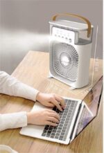 Ventilador Refrigerador De Ar Condicionado Umidificador Portátil Com Reservatório De Água - Imagem 6