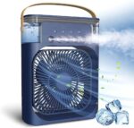 Ventilador Refrigerador De Ar Condicionado Umidificador Portátil Com Reservatório De Água - Imagem 7