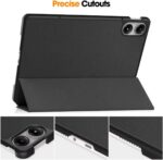 Capa Flip Xiaomi Poco Pad 12.1 com proteção e autosleep, ideal para Xiaomi Redmi Pad Pro 12.1 2024 (rose) - Imagem 3