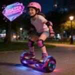 Egazza K5 Hoverboard Cosmos Roxo com autoequilíbrio, Bluetooth e luzes LED para diversão e compra segura em qualquer idade - Imagem 7