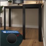 Mesa Gamer em L de 120cm: mais espaço, conforto e estilo moderno para seu home office ou setup gamer. - Imagem 5
