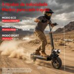 Patinete Elétrico para Adultos com 50 km de autonomia, 50 km/h e pneus all-terrain: conforto, segurança e performance para comprar agora. - Imagem 3