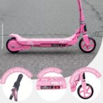 Patinete elétrico infantil 80W rosa Importway BW449RS: diversão segura e prática para crianças. - Imagem 4