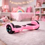 Hoverboard Skate Elétrico 6.5 Brinovar com Bluetooth, LED e bolsa rosa para diversão com equilíbrio e mobilidade segura - Imagem 7