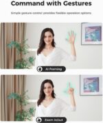 Meet SE 1080P Webcam 100 FPS com IA, HDR e modo beleza para streaming e reuniões - Imagem 4