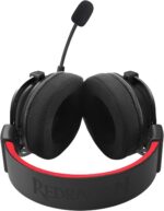 Headset Gamer Redragon Cragblade H541 com drivers 53mm e microfone removível para som imersivo e conforto prolongado - Imagem 4