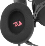 Headset Gamer Redragon Cragblade H541 com drivers 53mm e microfone removível para som imersivo e conforto prolongado - Imagem 6