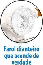Scooter Banderetta Eletrica 6V Off White Bandeirante com faróis, música e fácil controle para passeios mais seguros e divertidos. - Imagem 8