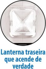 Scooter Banderetta Eletrica 6V Off White Bandeirante com faróis, música e fácil controle para passeios mais seguros e divertidos. - Imagem 9