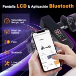 HONEYWHALE M2 MAX-B: patinete elétrico dobrável 500W, 32 km/h, até 32 km de autonomia e app Bluetooth. - Imagem 4
