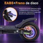 HONEYWHALE M2 MAX-B: patinete elétrico dobrável 500W, 32 km/h, até 32 km de autonomia e app Bluetooth. - Imagem 6
