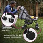 Carrinho de Bebê Cosco Kids Bross Cinza Mescla: leve, compacto e confortável, com fechamento rápido e uso até 15 kg. - Imagem 7