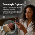 Babá Eletrônica Maxi Cosi See Pro 360: monitore seu bebê com CryAssist, câmera 2K, visão noturna e 10h de bateria. - Imagem 7