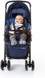 Cosco Kids Travel System Reverse Azul Rajado: alça reversível, 3 inclinações e conforto tipo berço para passeios seguros. - Imagem 25