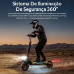 Patinete Elétrico para Adultos: 50 km de autonomia, até 50 km/h, pneus all-terrain e suspensão dupla para trilhas e cidade - Imagem 6