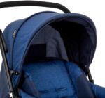 Cosco Kids Travel System Reverse Azul Rajado: alça reversível, 3 inclinações e conforto tipo berço para passeios seguros. - Imagem 27