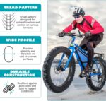 Pneu gordo para bicicleta e ebike resistente ao desgaste, alta durabilidade e fácil instalação, ideal para neve e montanha - Imagem 3