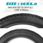 Pneu gordo para bicicleta e ebike resistente ao desgaste, alta durabilidade e fácil instalação, ideal para neve e montanha - Imagem 6