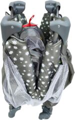 Berço Portátil Infantil Cercado Desmontável Lune Maxi Baby Cinza: conforto, segurança e praticidade para o seu bebê. - Imagem 5