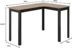 Mesa Gamer em L 120x90cm para computador e home office, com estrutura metálica e ótimo aproveitamento de espaço. - Imagem 3