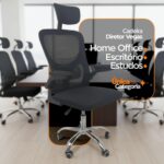 Cadeira de Escritório Diretor Oficial Vegas com apoio: mais conforto e suporte para seu dia a dia. - Imagem 3