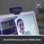 Webcam Full HD Logitech C920s com foco automático, microfone estéreo e tampa de privacidade para videochamadas em 1080p - Imagem 4