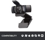 Webcam Full HD Logitech C920s com foco automático, microfone estéreo e tampa de privacidade para videochamadas em 1080p - Imagem 8