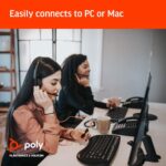 Headset Poly Blackwire C3210 USB-A Mono com cancelamento de ruído para chamadas claras no PC e notebook - Imagem 3