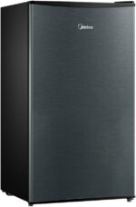 Frigobar 93L INOX 127V Midea: compacto, econômico e com gela rápido para bebidas e alimentos sempre na temperatura ideal. - Imagem 3