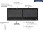 Cooktop por Indução Tramontina Slim Slider Bridge 4 Bocas Preto 220V com cocção rápida e controle preciso para sua cozinha. - Imagem 5