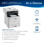 Multifuncional Brother Laser Color MFCL8900CDW: impressão rápida até 33 ppm para alta produtividade no escritório - Imagem 3