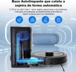Liectroux G7: robô aspirador 4 em 1 com base autolimpante, mapeamento inteligente e Alexa. - Imagem 4