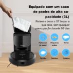 Liectroux G7: robô aspirador 4 em 1 com base autolimpante, mapeamento inteligente e Alexa. - Imagem 5