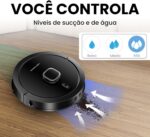 Liectroux G7: robô aspirador 4 em 1 com base autolimpante, mapeamento inteligente e Alexa. - Imagem 8