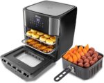 Air Fryer Philco 12L 2 em 1 com painel digital, desidratação e 9 funções para cozinhar com pouco ou nenhum óleo. - Imagem 5